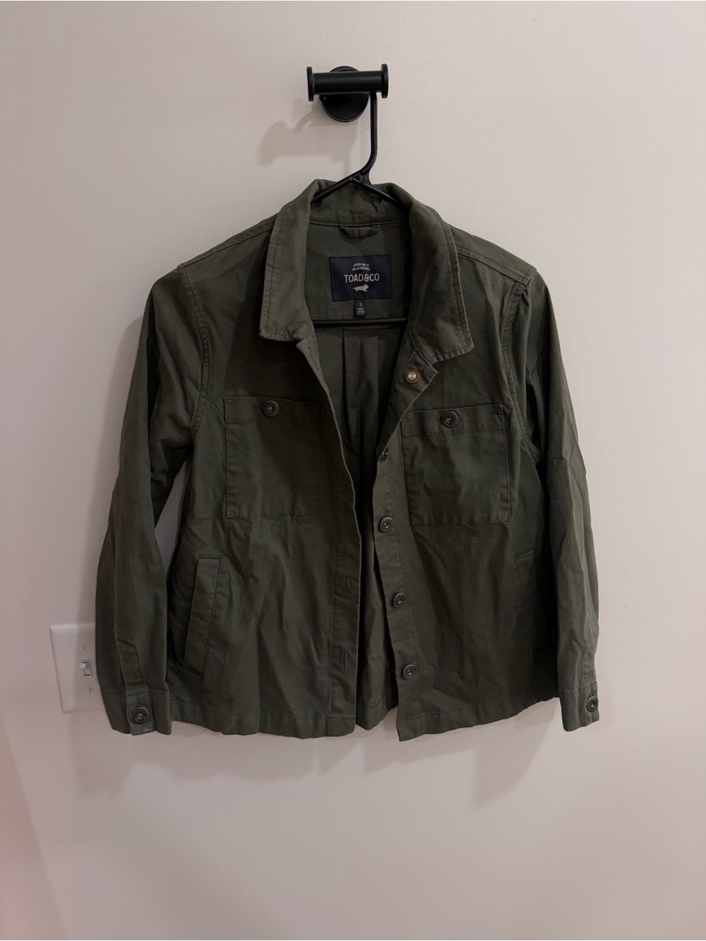 Toad & Co Olive Utility Jacket